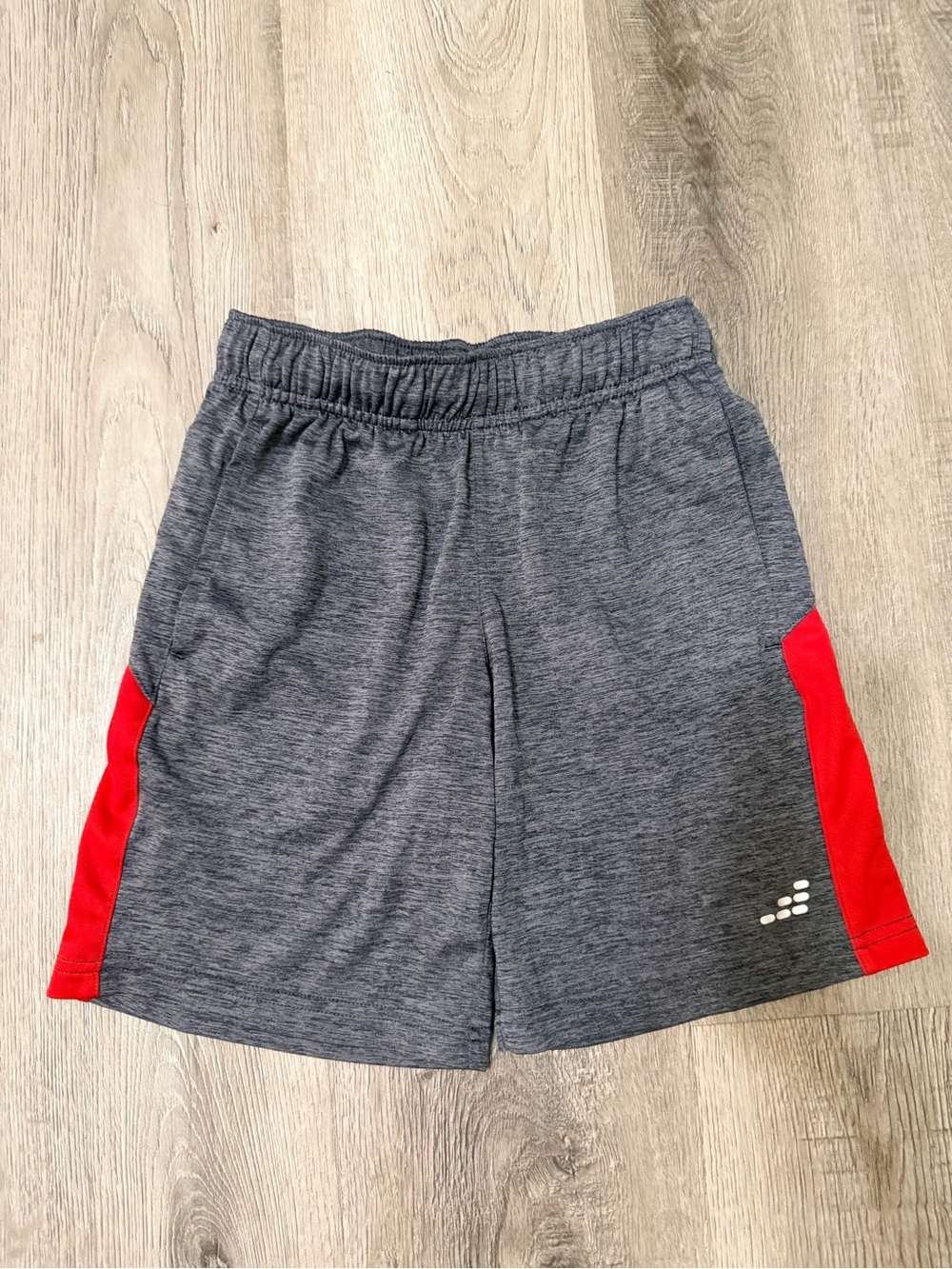 bcg Gray Shorts with Red Side Panels